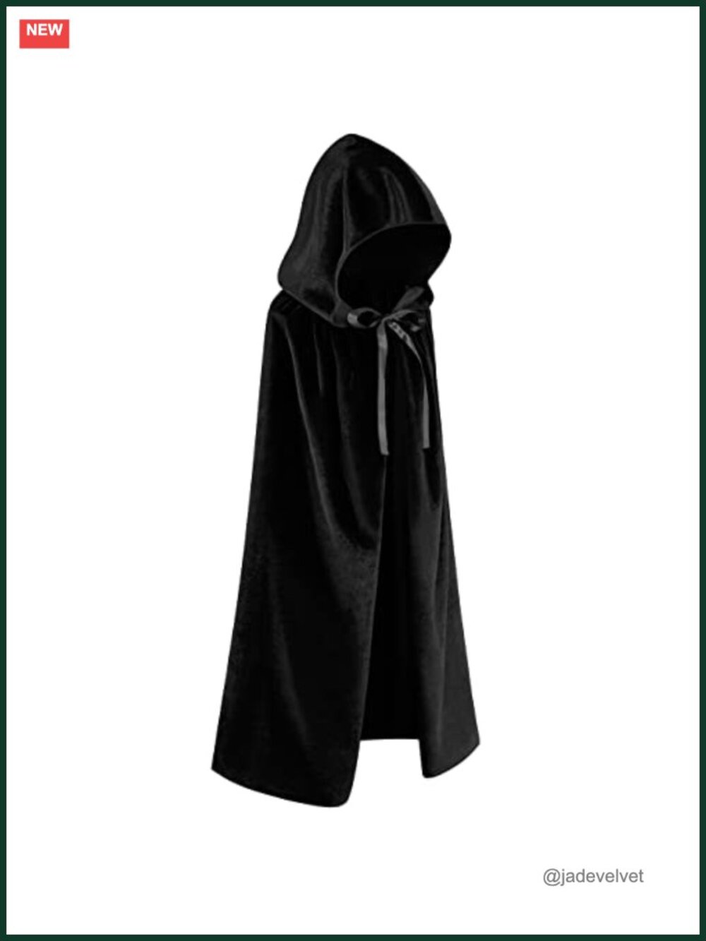 Velvet Hooded Cloak Cosplay Halloween Christmas Cape